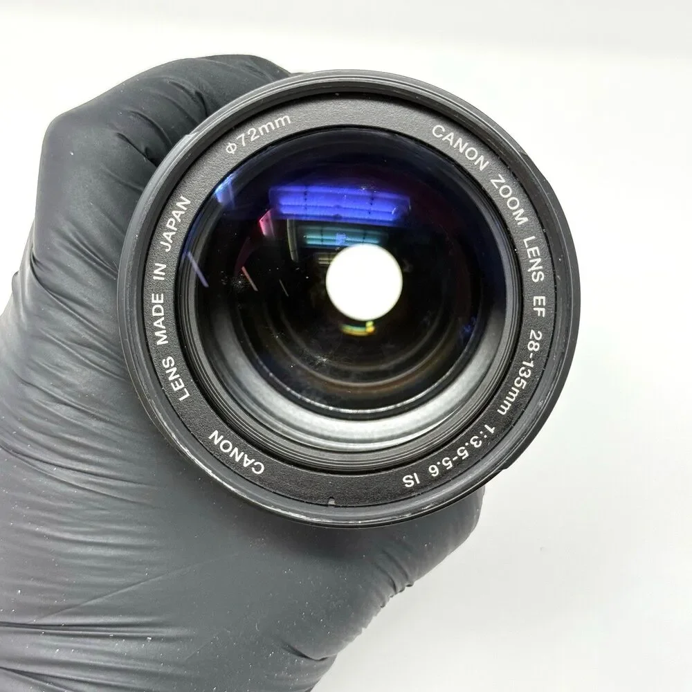 Canon EF 28-135mm f3.5-5.6 IS USM Zoom Lens Caps Filter